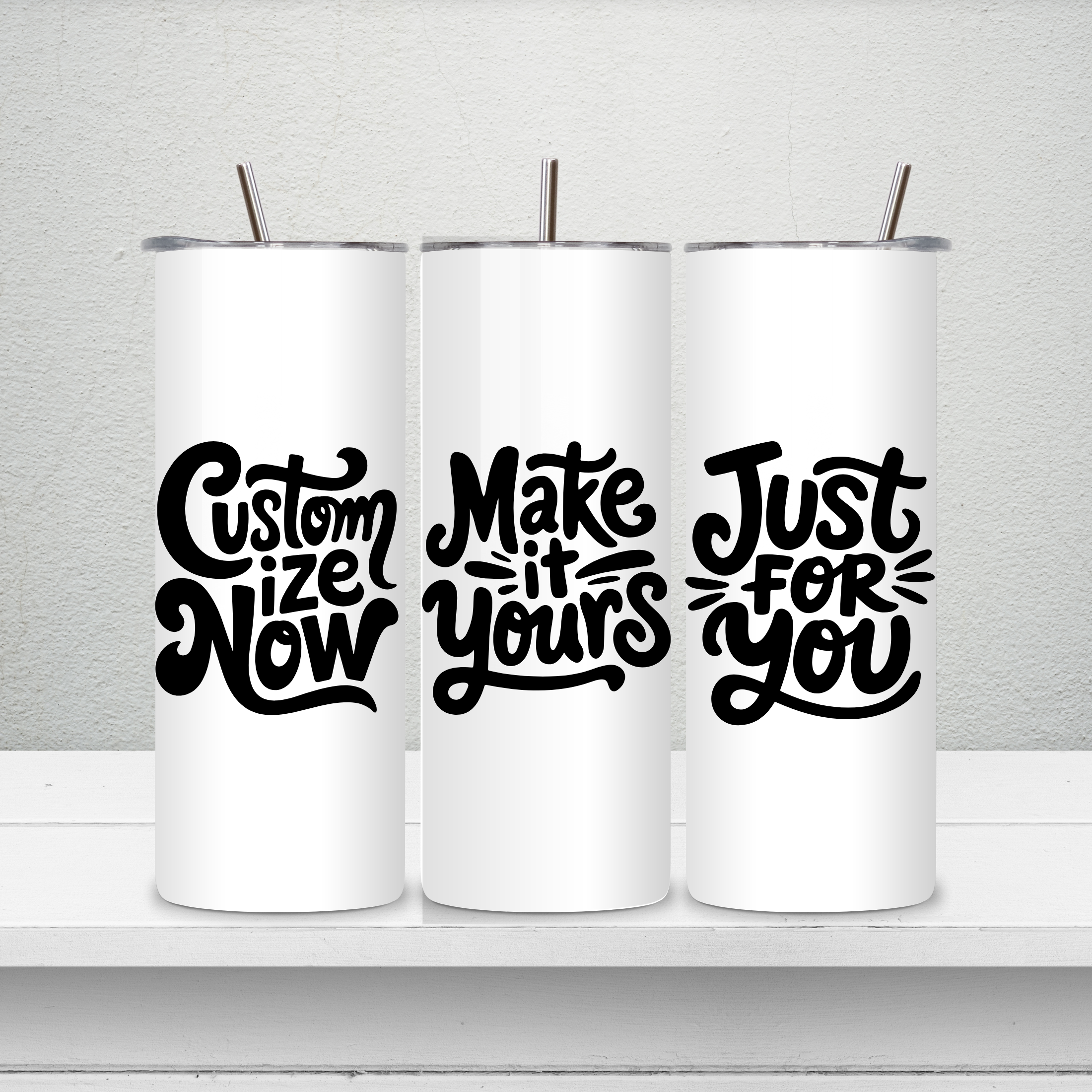 RSPECT IDENTITY Personalized 20oz Skinny Tumbler